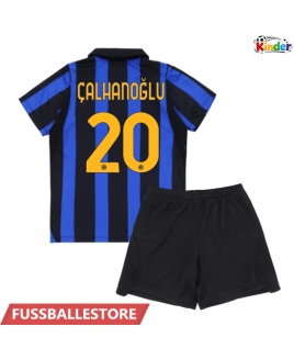 Günstige Inter Milan Hakan Calhanoglu #20 Heimtrikotsatz Kinder 2026-27 Kurzarm (+ Kurze Hosen)